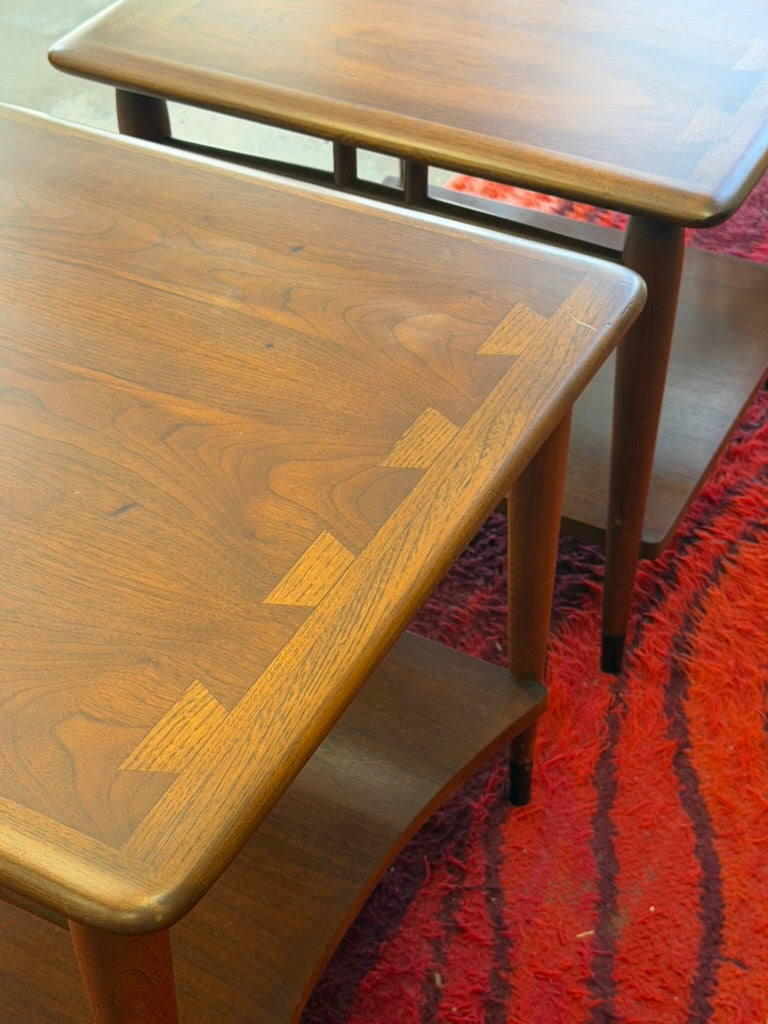 Pair of Lane Acclaim Mid Century Modern Vintage Side/End Tables