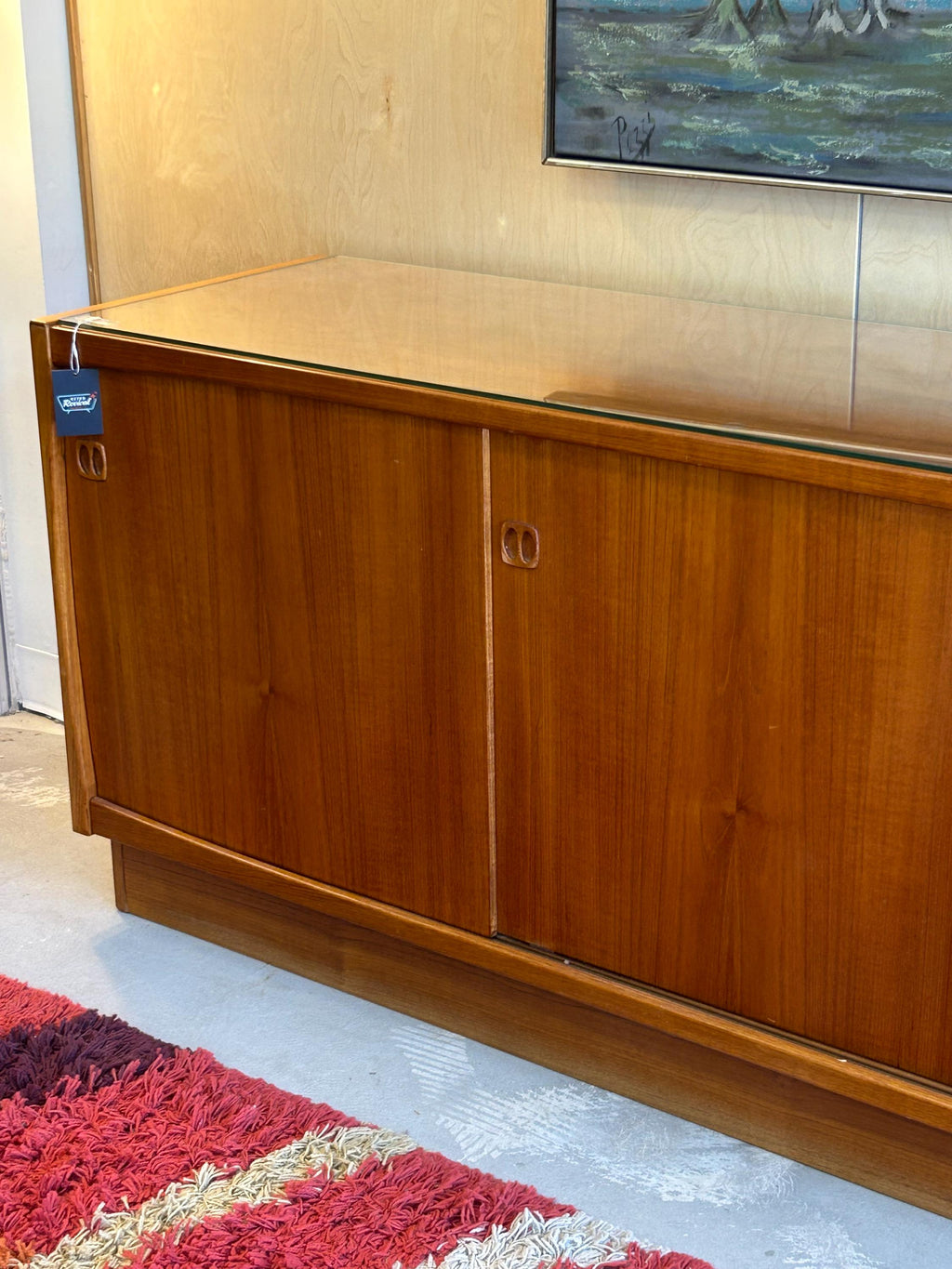 Vintage Danish Modern Teak Credenza