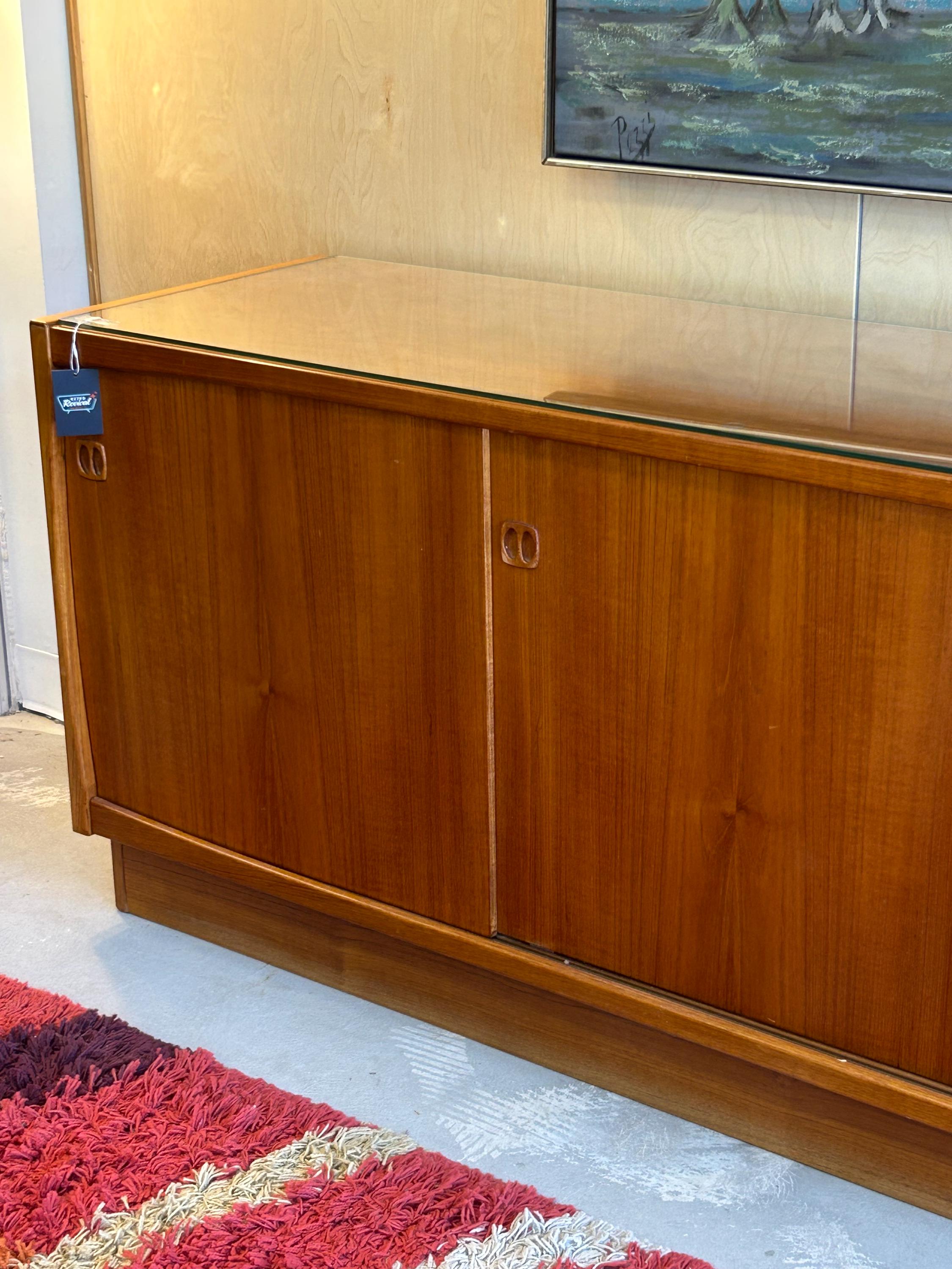 Vintage Danish Modern Teak Credenza