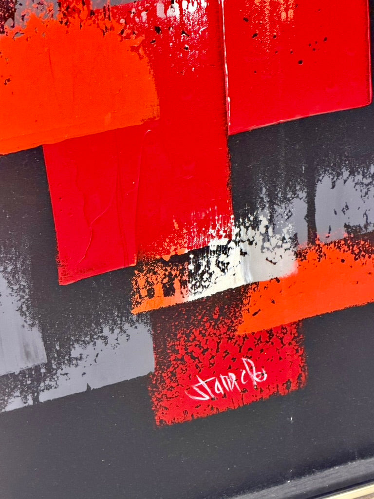 Modern Abstract Vintage Painting (Copy)