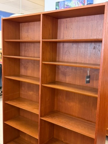 Vintage Danish Modern Poul Hundevad Teak Bookcase