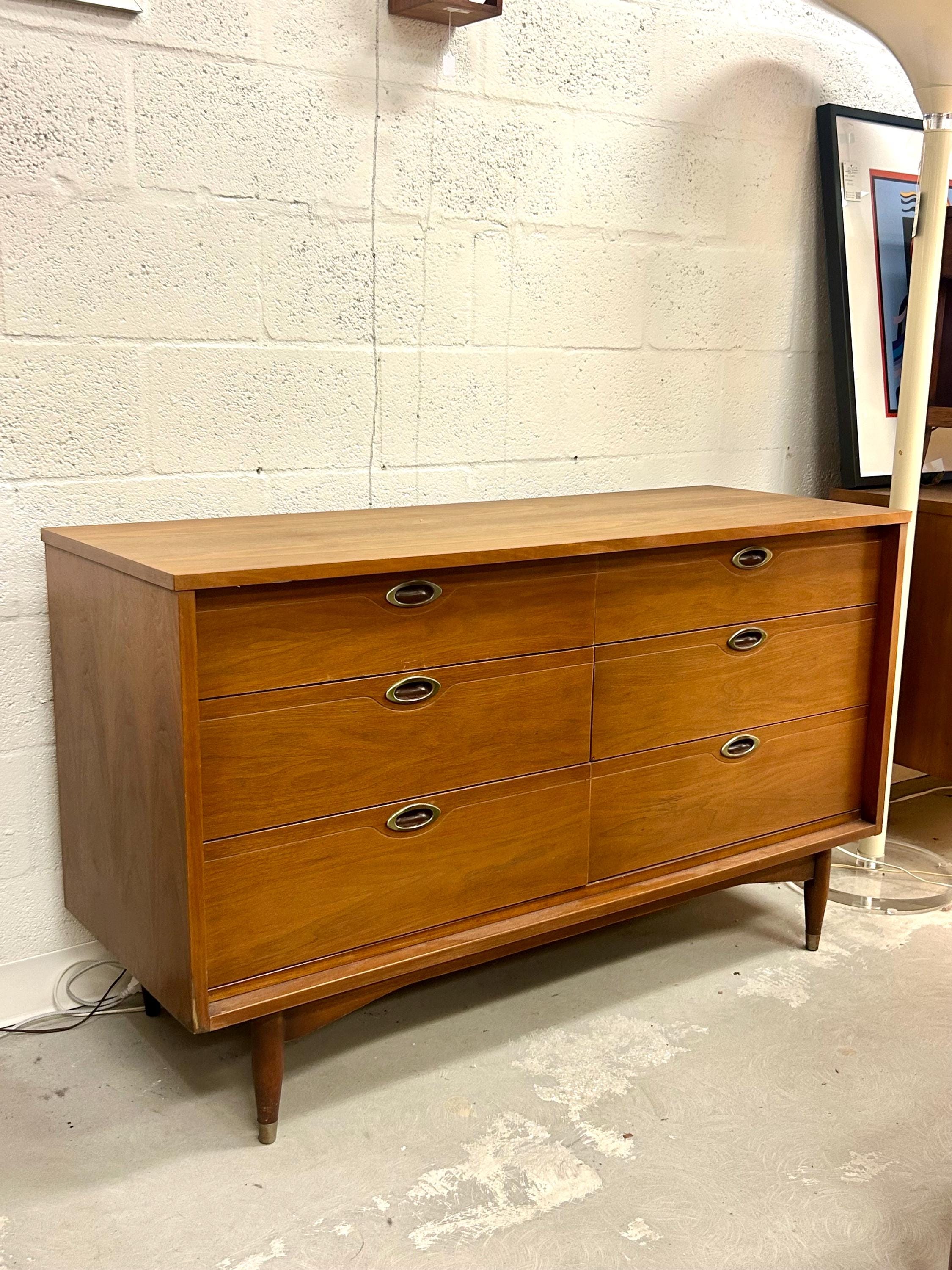 Mainline by Hooker Mid Century Modern Lowboy Dresser - Vintage