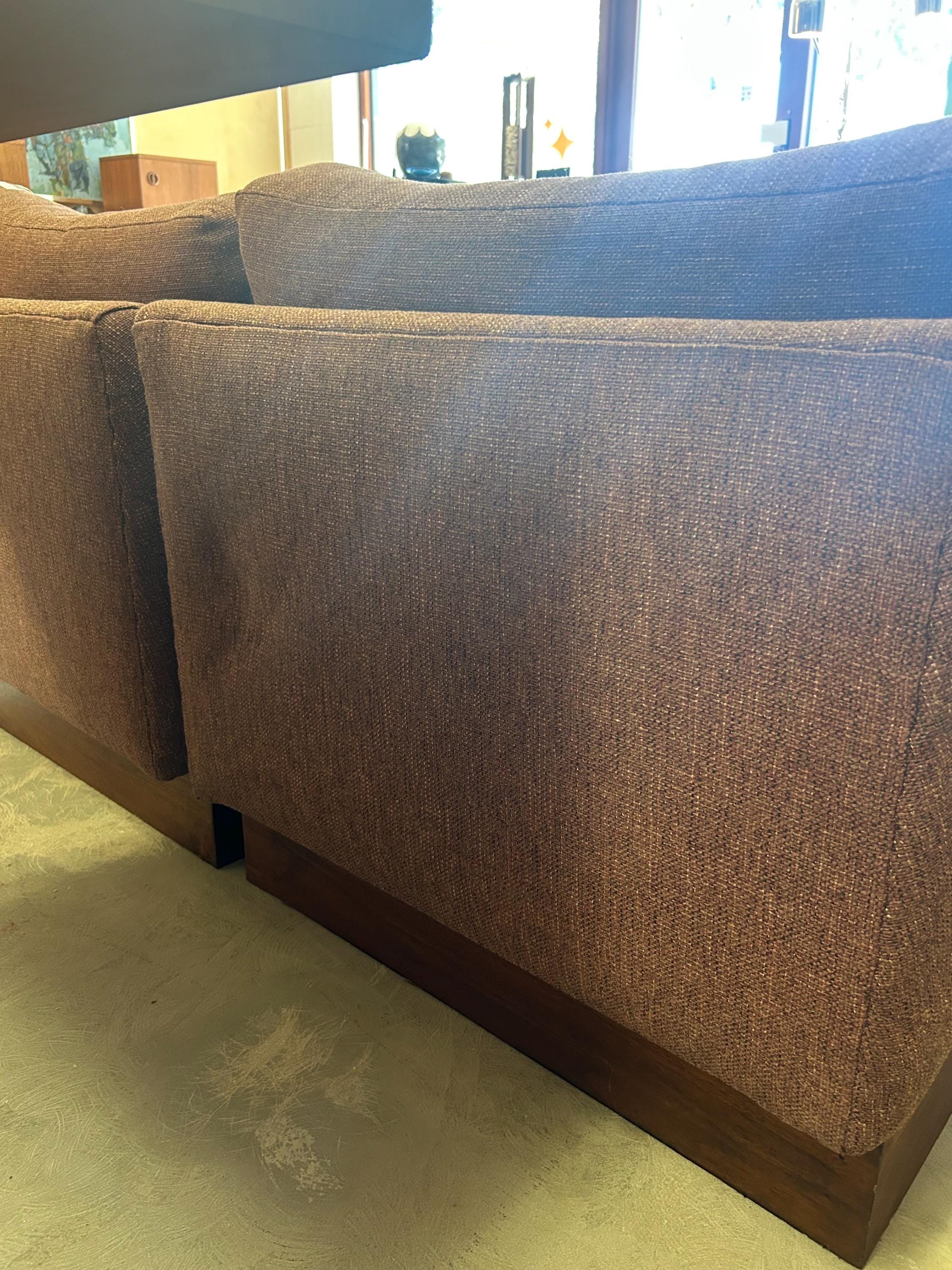 Pair of Vintage Upholstered Slipper Chairs - Mid Century Modern