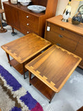 Vintage Mid Century Modern Pair of Lane Acclaim Side Tables