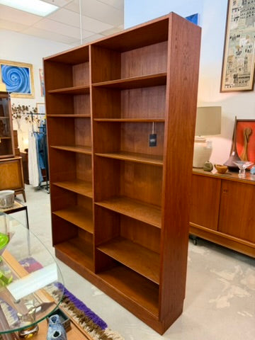 Vintage Danish Modern Poul Hundevad Teak Bookcase