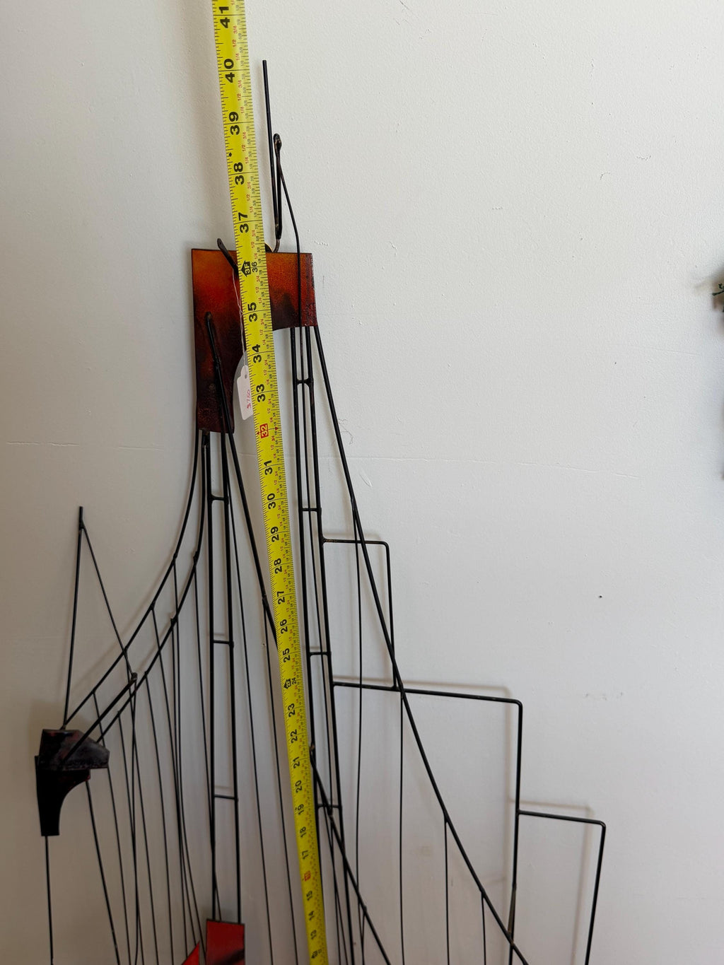 Mid Century Modern Metal Wall Sculpture