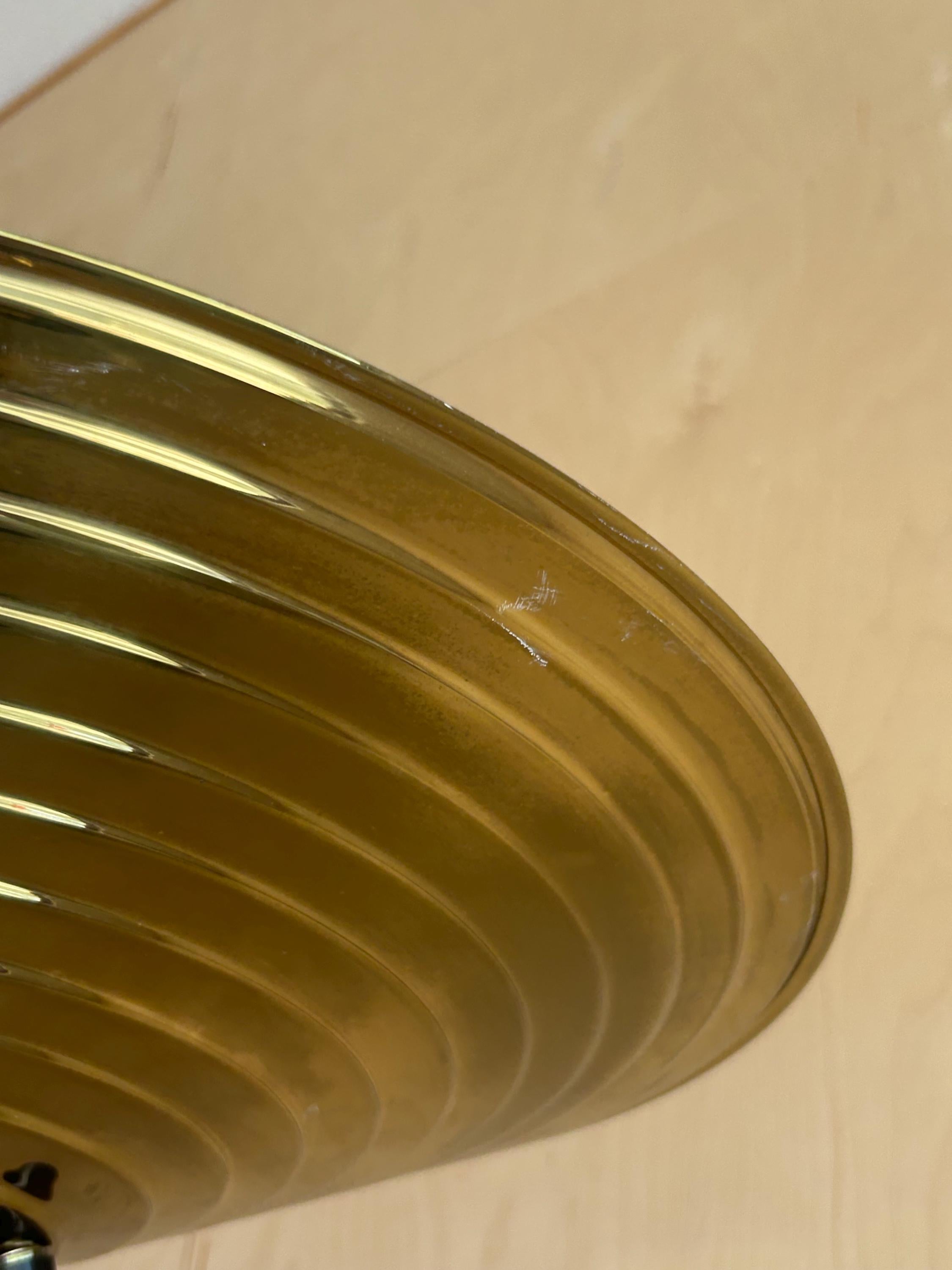 Vintage Postmodern Brass Torchiere Floor Lamps, 1980 - ONLY ONE AVAILABLE