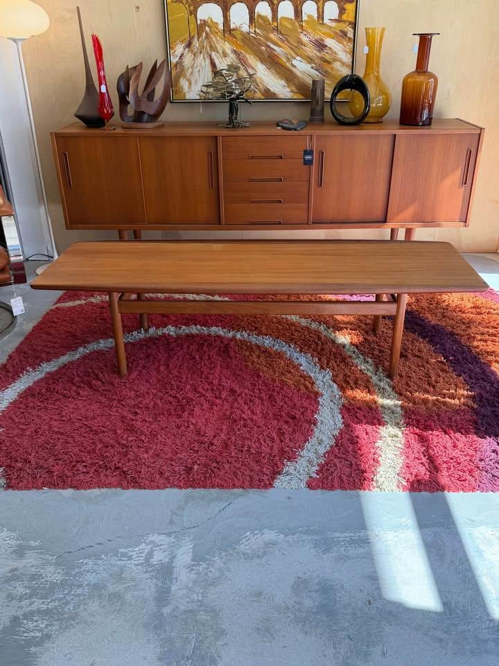 Danish Modern Vintage Grete Jalk Teak Coffee Table