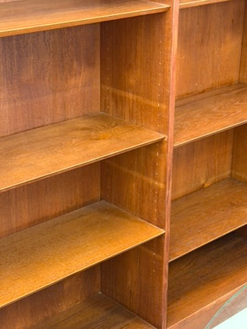 Vintage Danish Modern Poul Hundevad Teak Bookcase