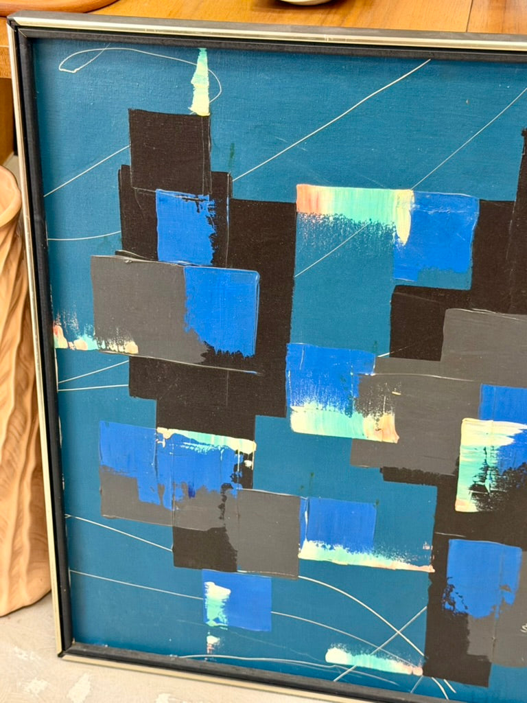 Modern Abstract Vintage Painting