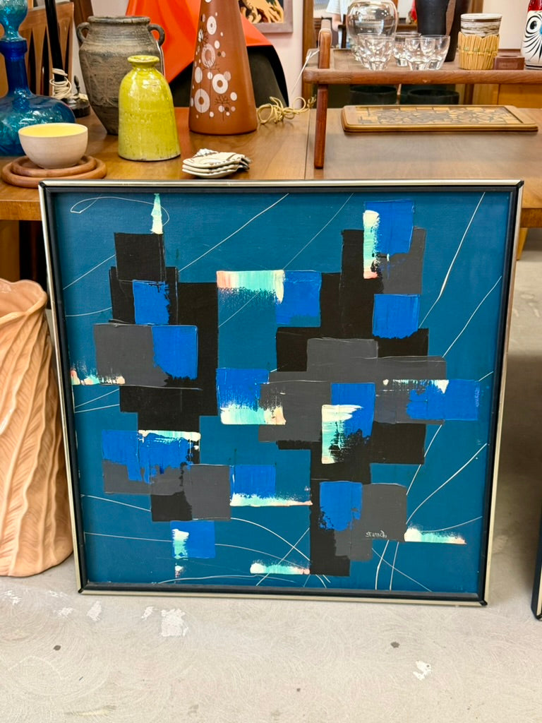 Modern Abstract Vintage Painting