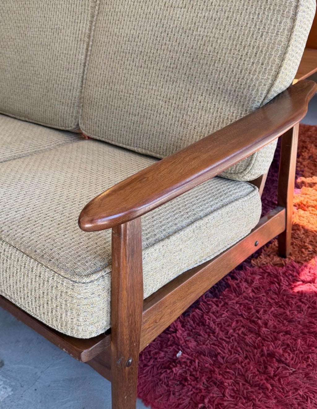 Mid Century Modern Vintage 3 Seater Sofa