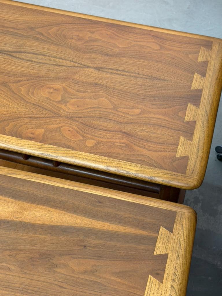 Vintage Mid Century Modern Pair of Lane Acclaim Side Tables