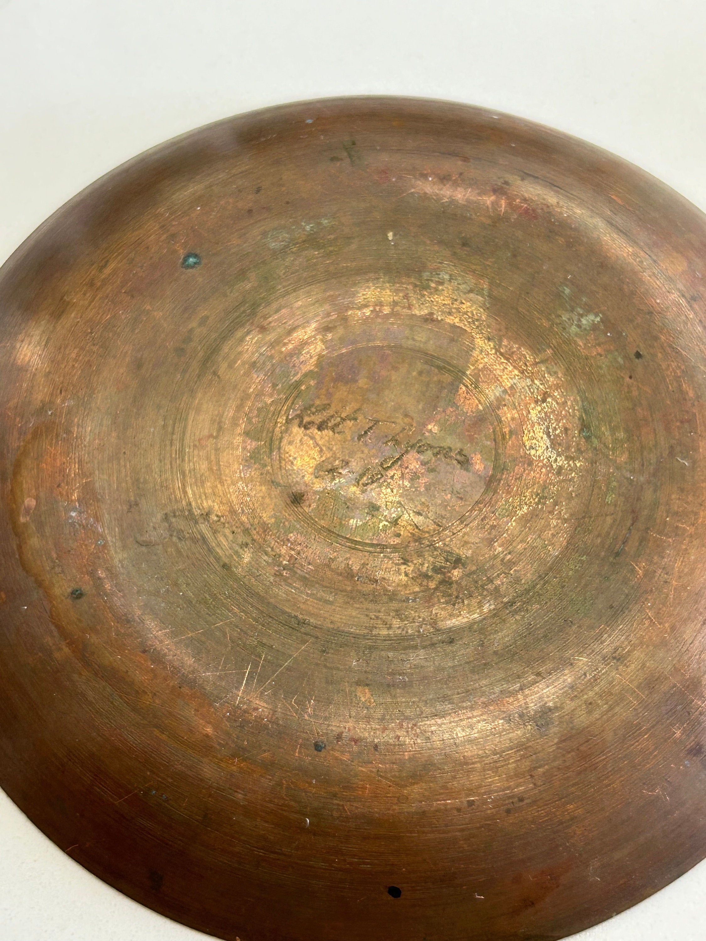 Small Copper Catch All or Jewelry Dish
