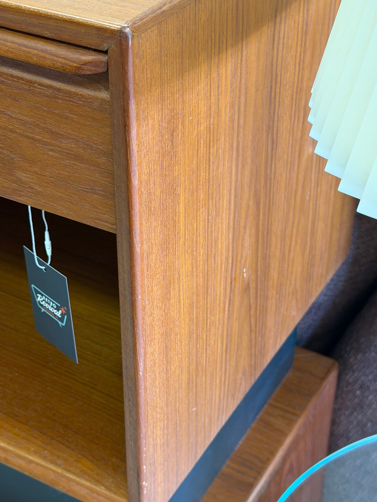 Westnofa Vintage Pair of Teak Nightstands Mid Century Modern