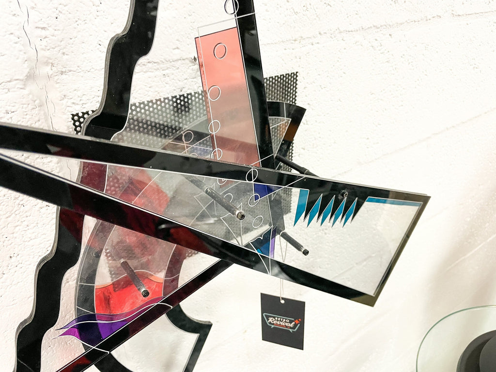 Vintage Post Modern 1980s Wall Art Sculpture
