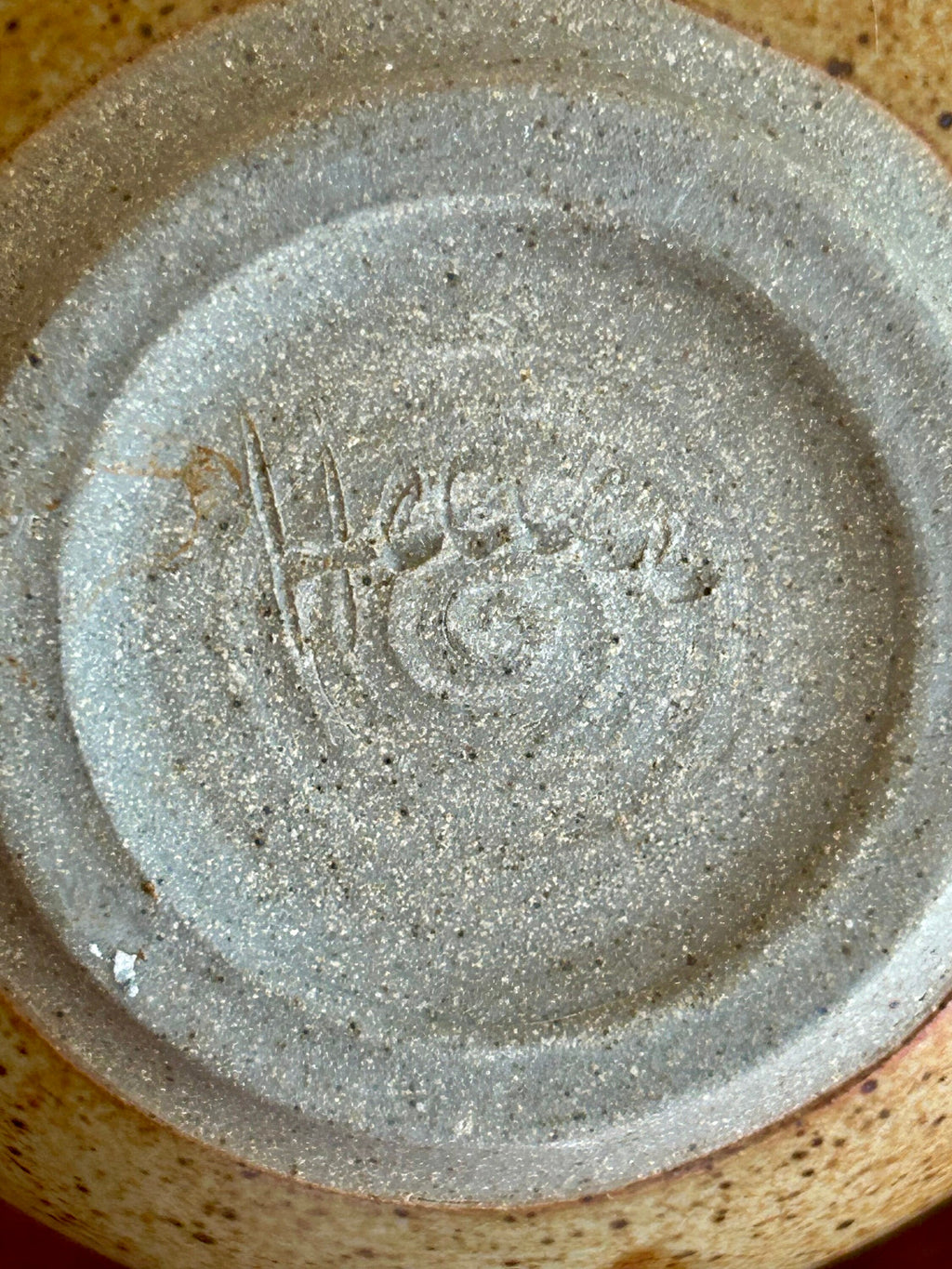 Small Pottery Bowl Signed