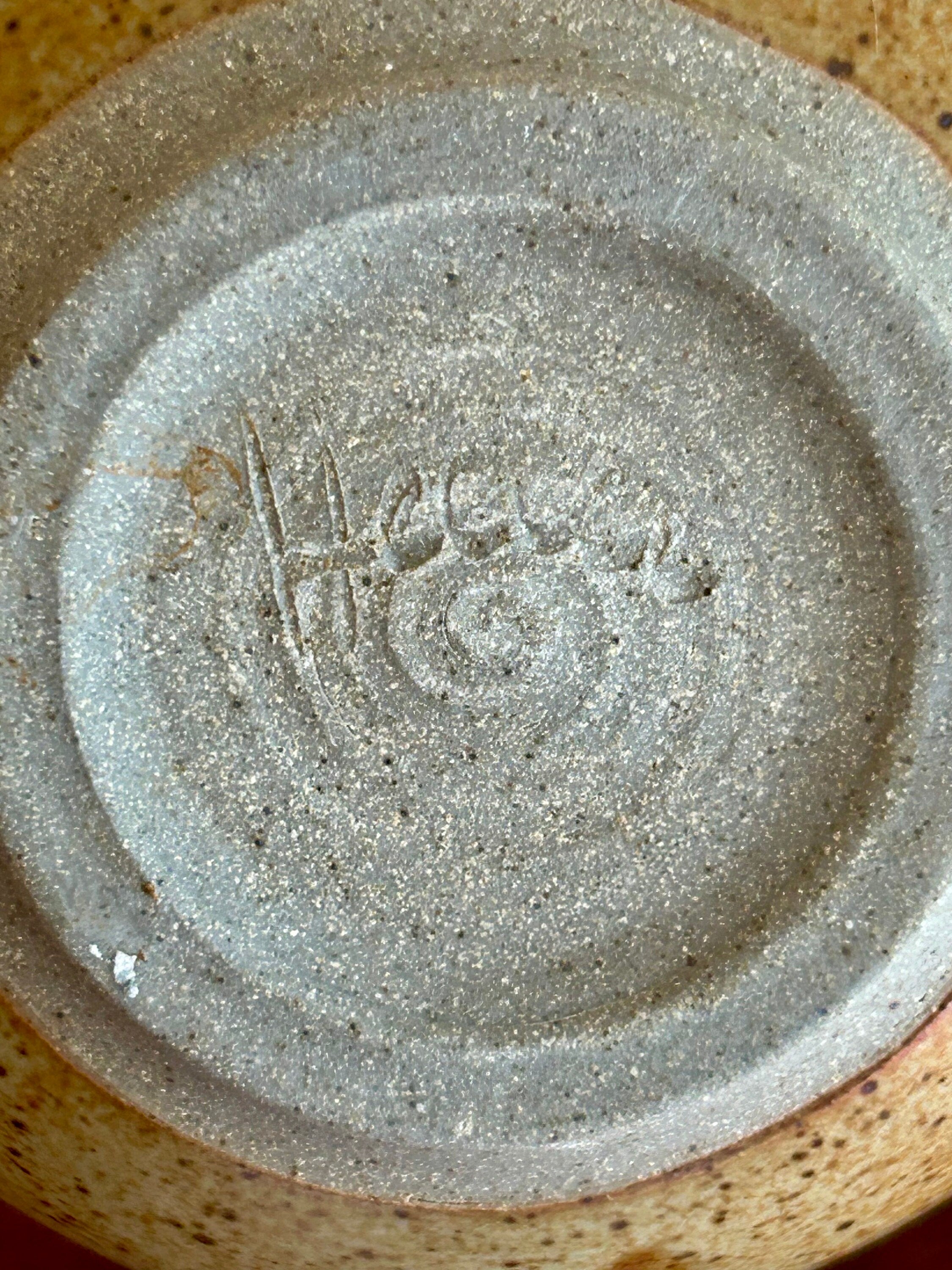 Small Pottery Bowl Signed