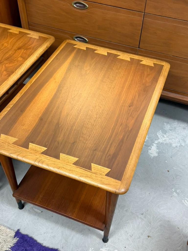 Vintage Mid Century Modern Pair of Lane Acclaim Side Tables