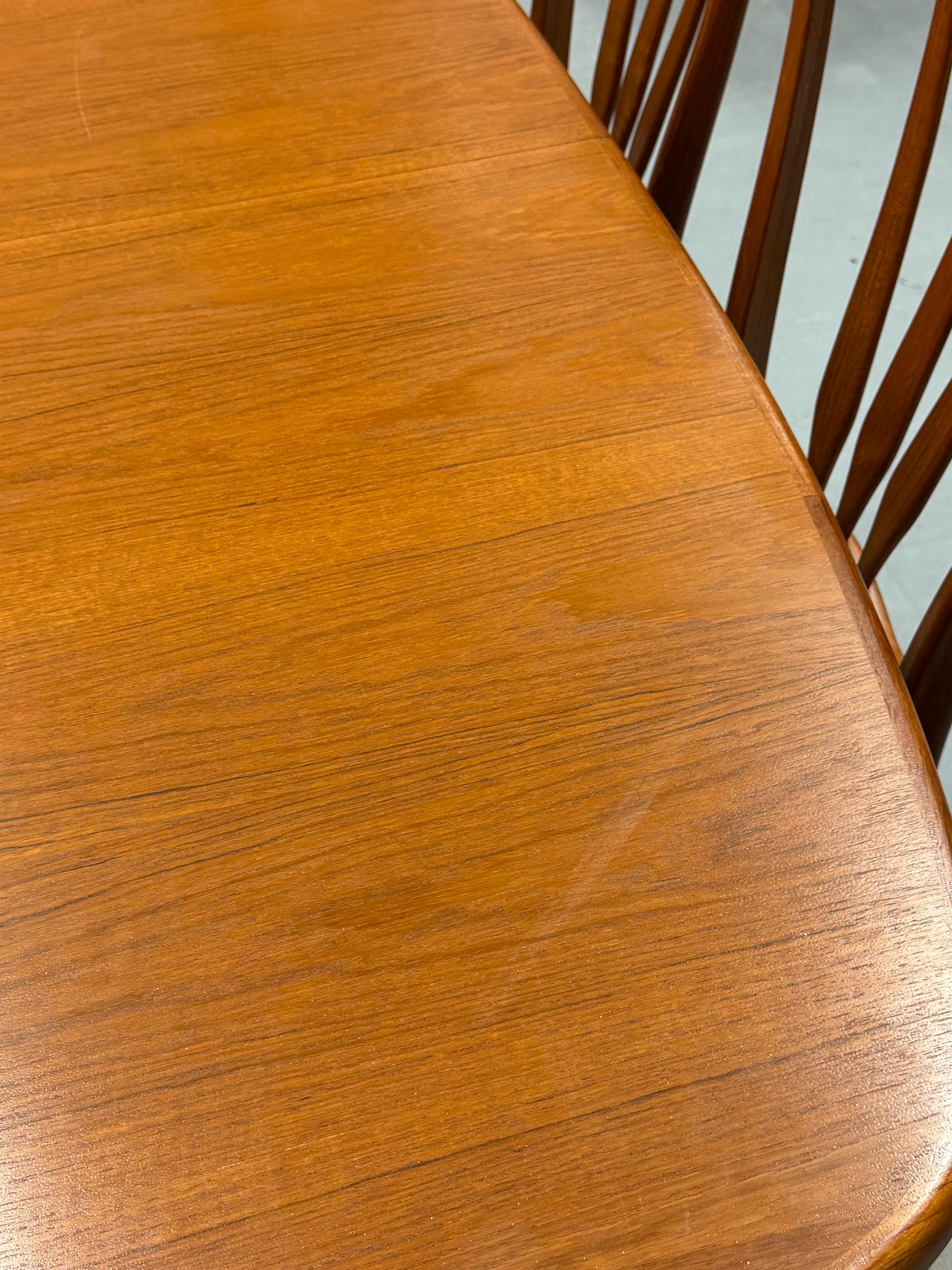 Teak Danish Modern Vintage Dining Table - *TABLE ONLY*
