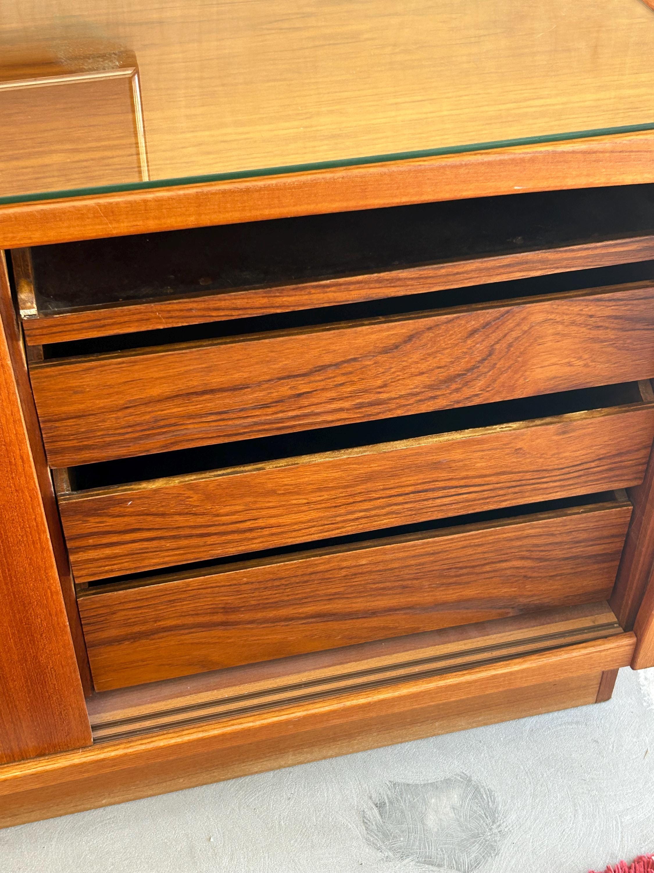 Vintage Danish Modern Teak Credenza