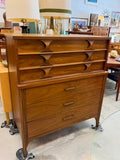 Kent Coffey Perspecta Mid Century Modern Vintage Highboy Dresser