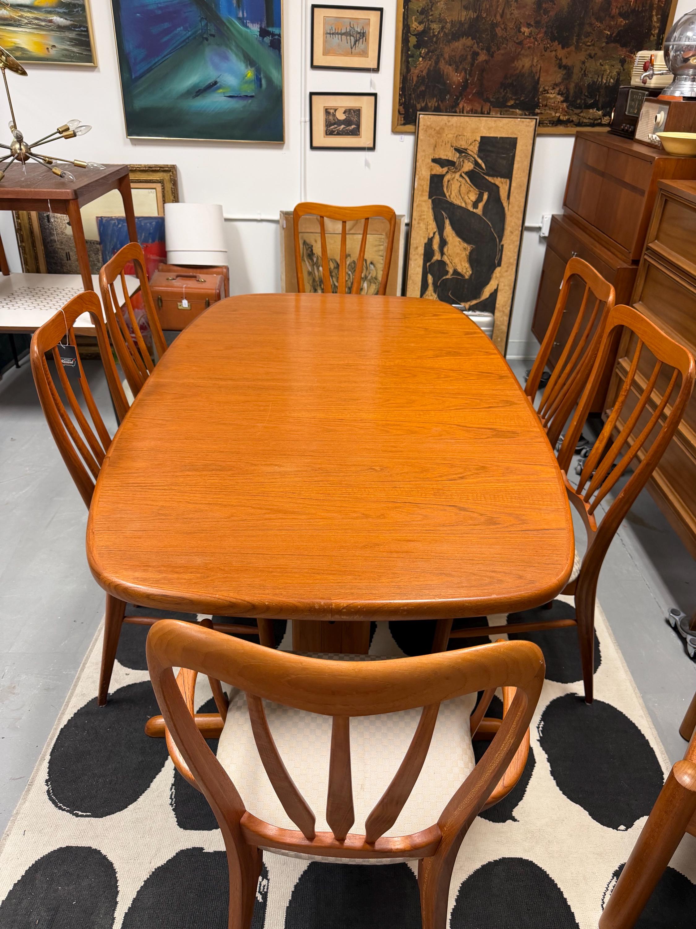 Teak Danish Modern Vintage Dining Table - *TABLE ONLY*