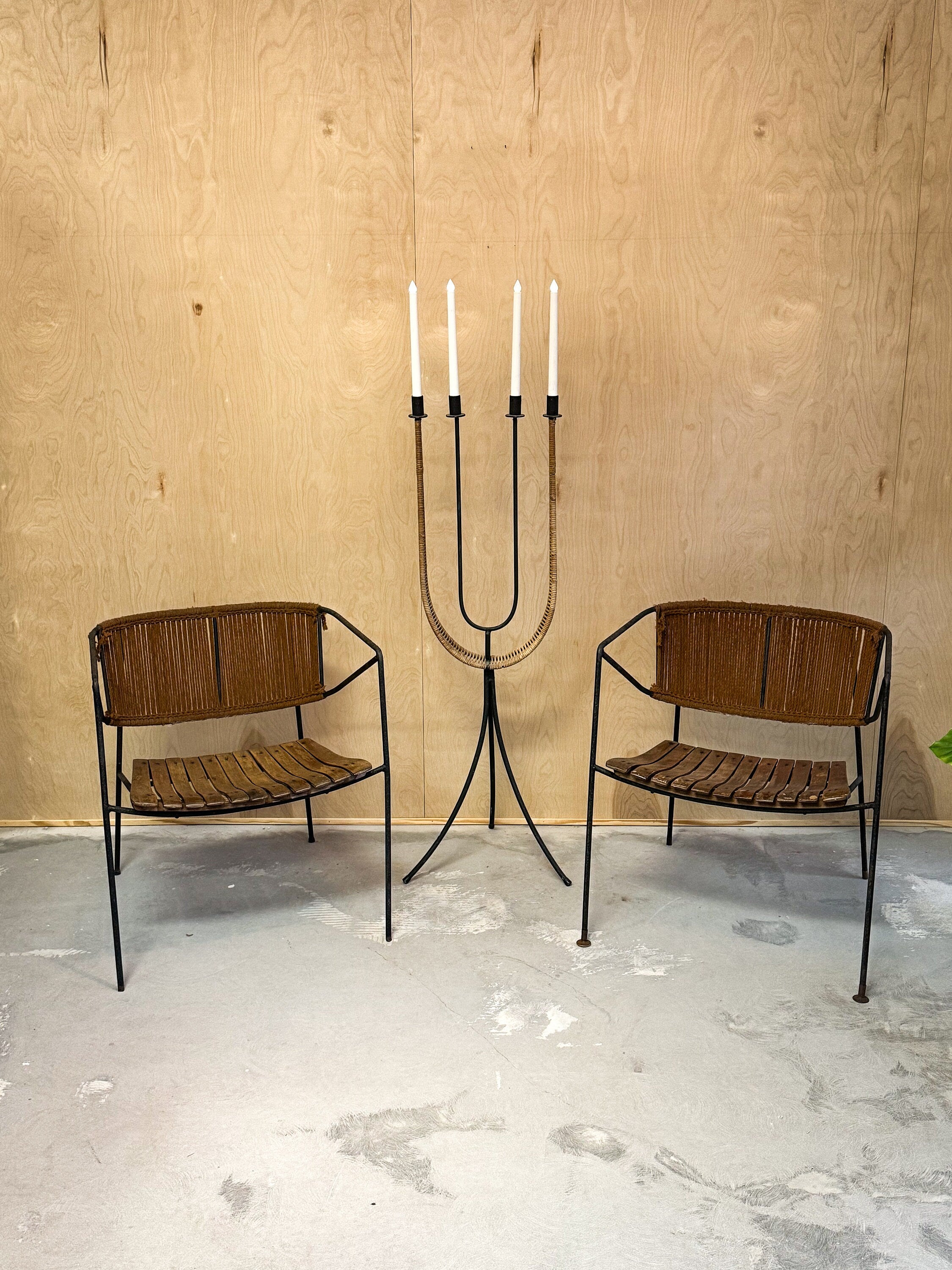 Vintage Arthur Umanoff For Raymor Candelabra - MCM