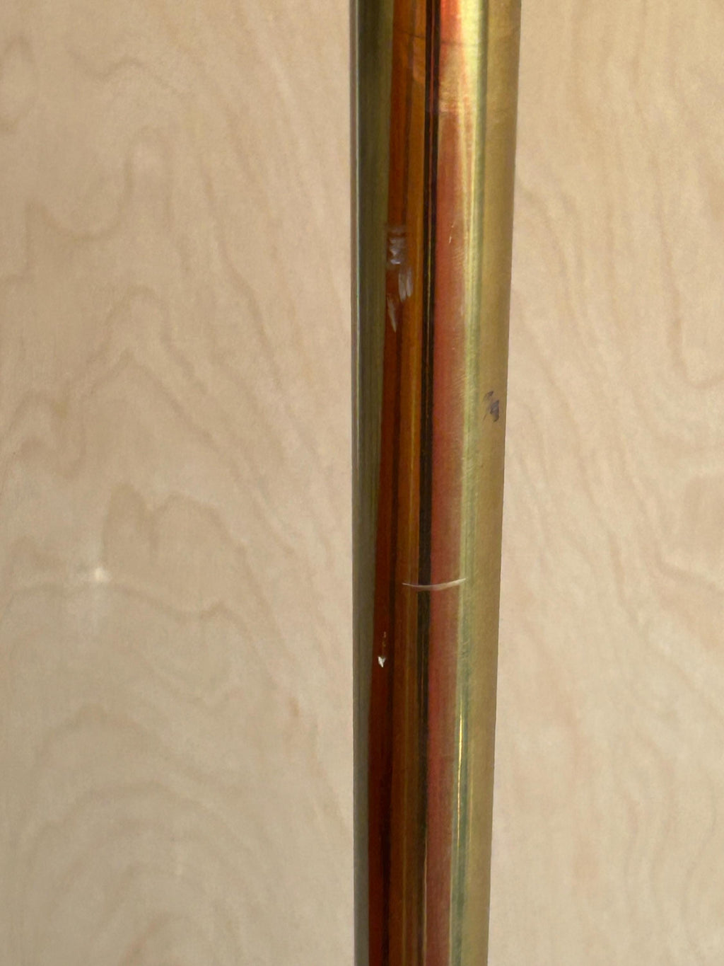 Vintage Postmodern Brass Torchiere Floor Lamps, 1980 - ONLY ONE AVAILABLE