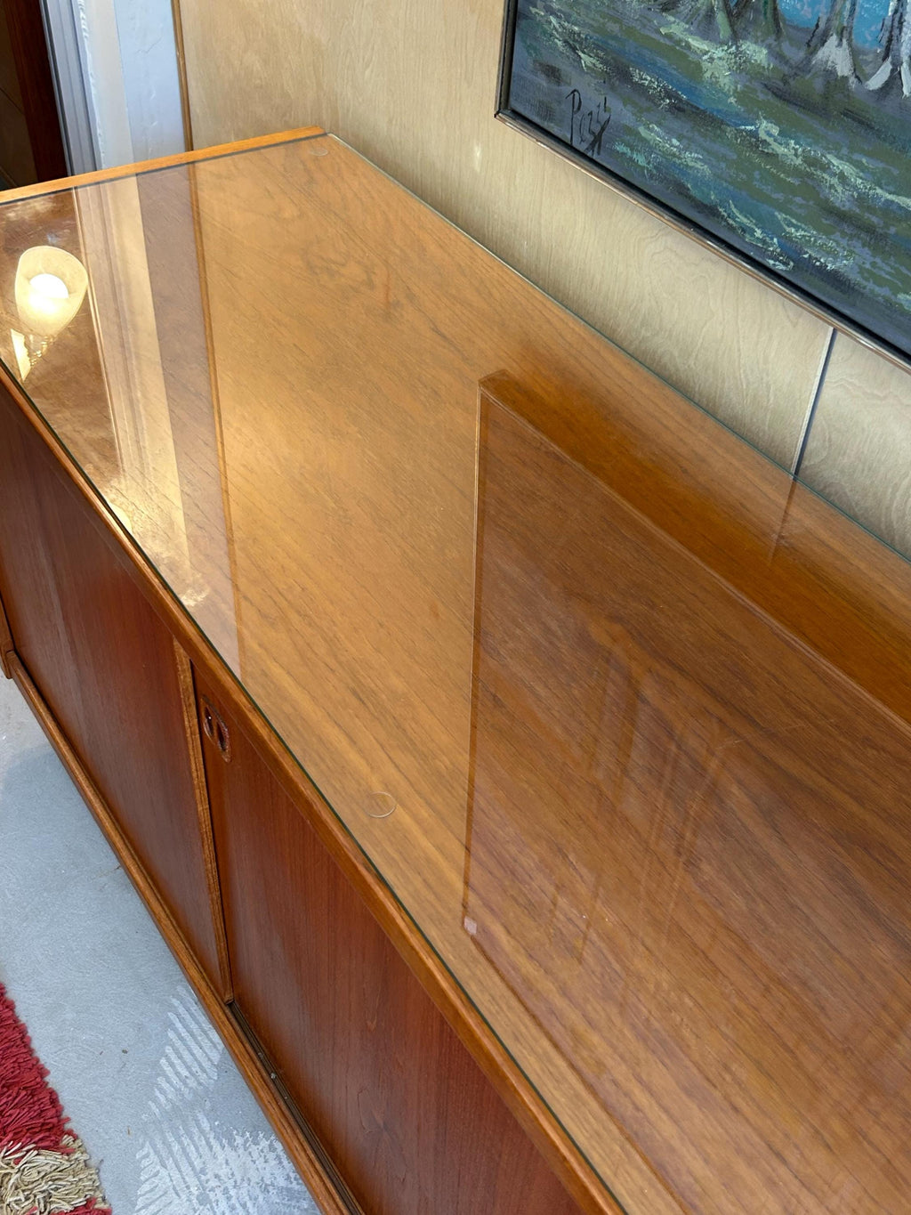 Vintage Danish Modern Teak Credenza