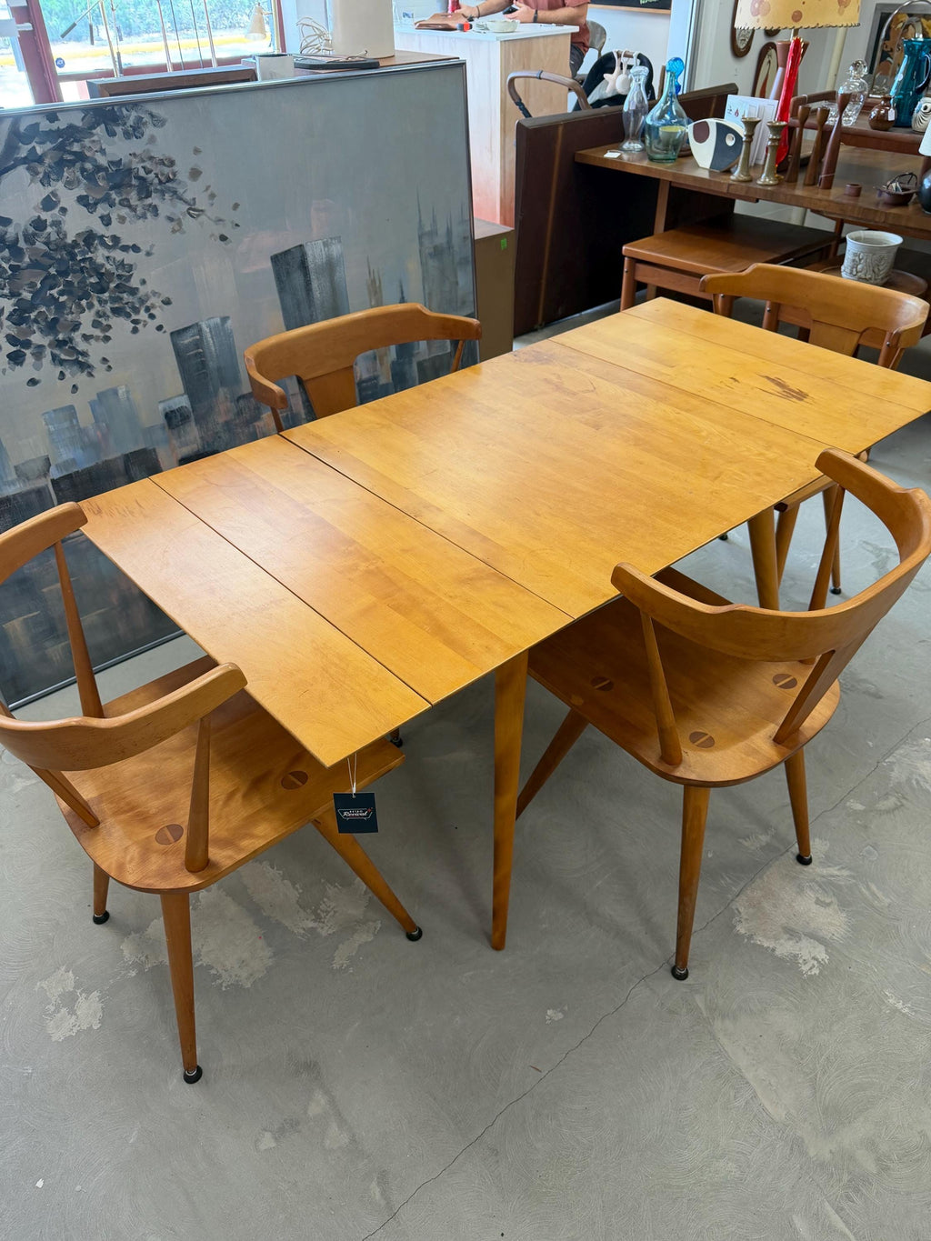 Paul McCobb Dining Table with 4 Chairs - Mid Century Modern - Vintage