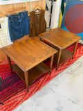 Pair of Lane Acclaim Mid Century Modern Vintage Side/End Tables
