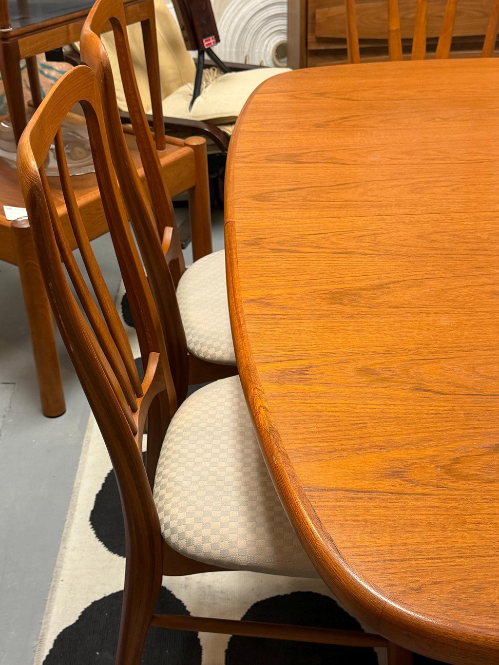 Teak Danish Modern Vintage Dining Table - *TABLE ONLY*