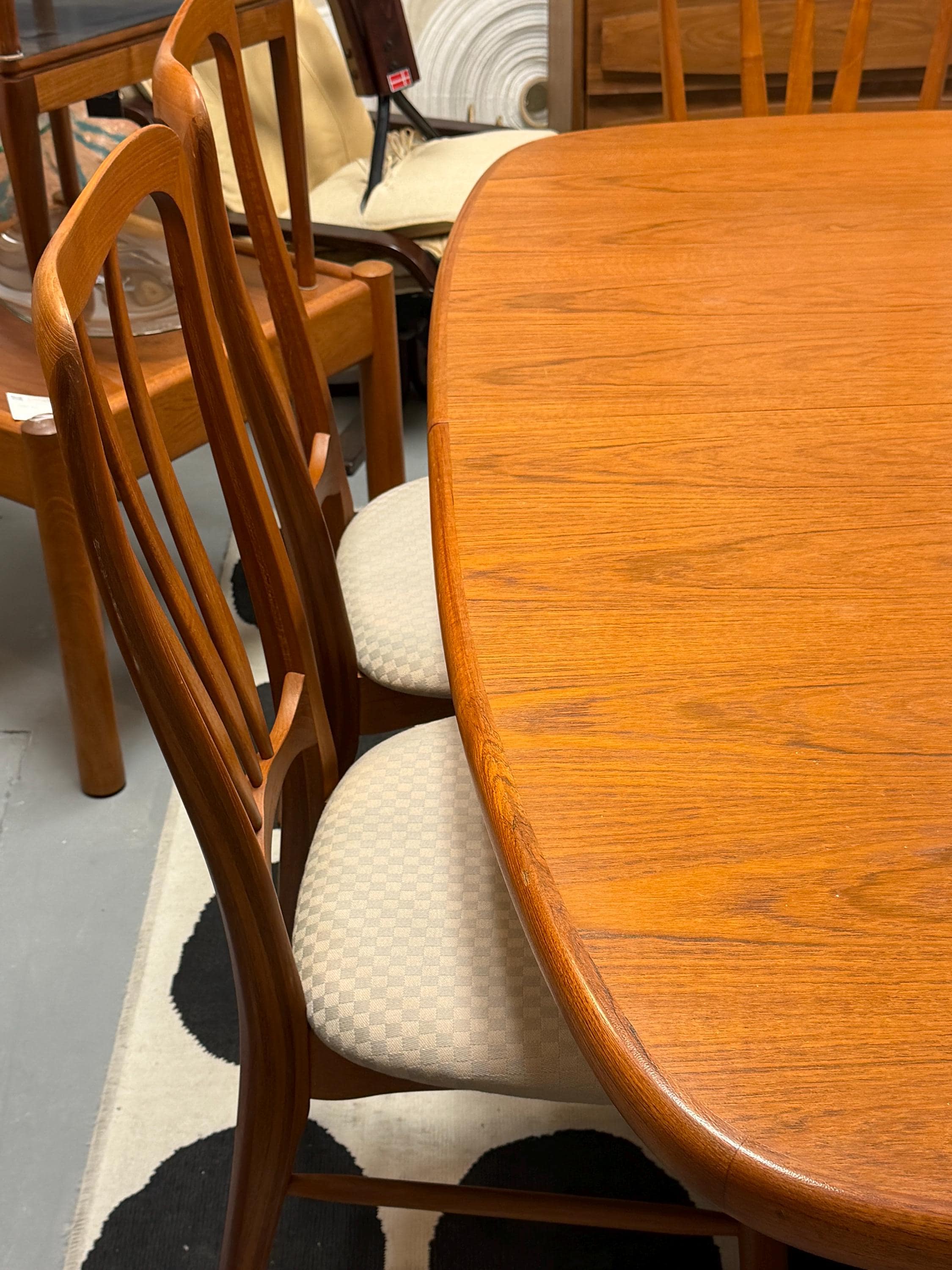 Teak Danish Modern Vintage Dining Table - *TABLE ONLY*