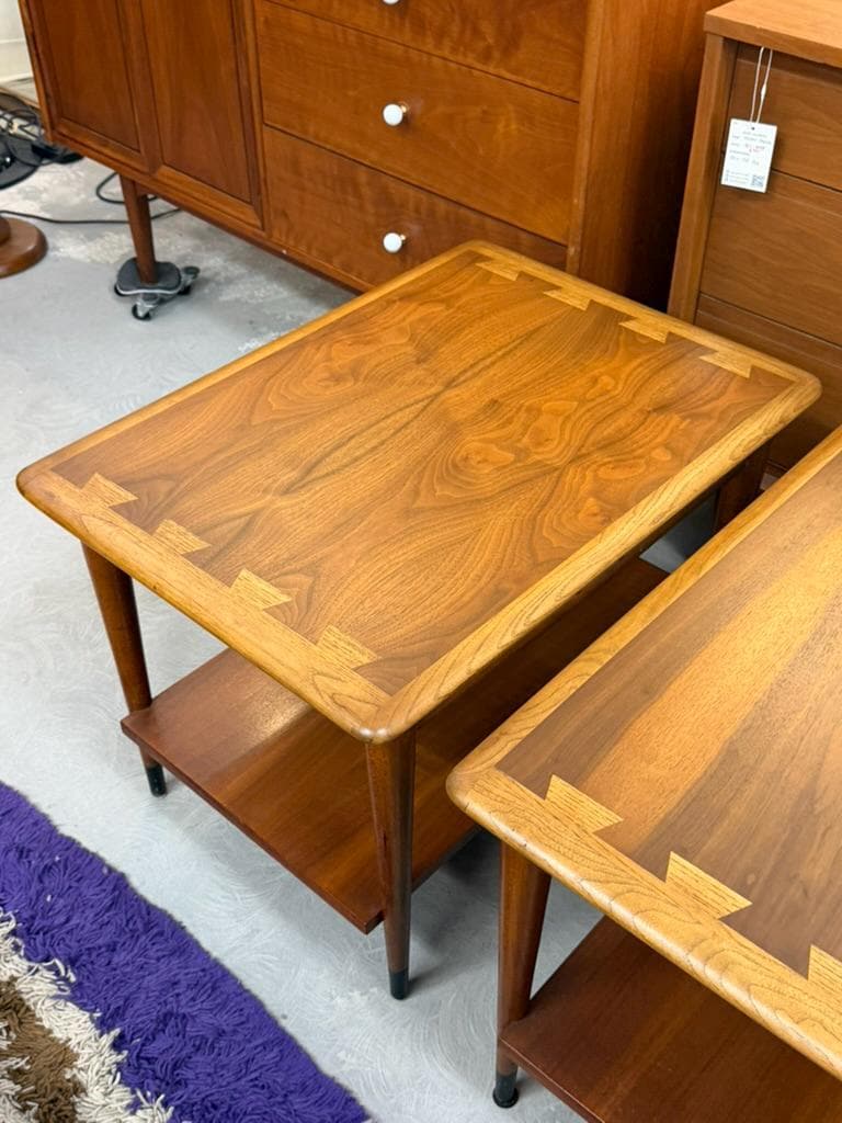 Vintage Mid Century Modern Pair of Lane Acclaim Side Tables