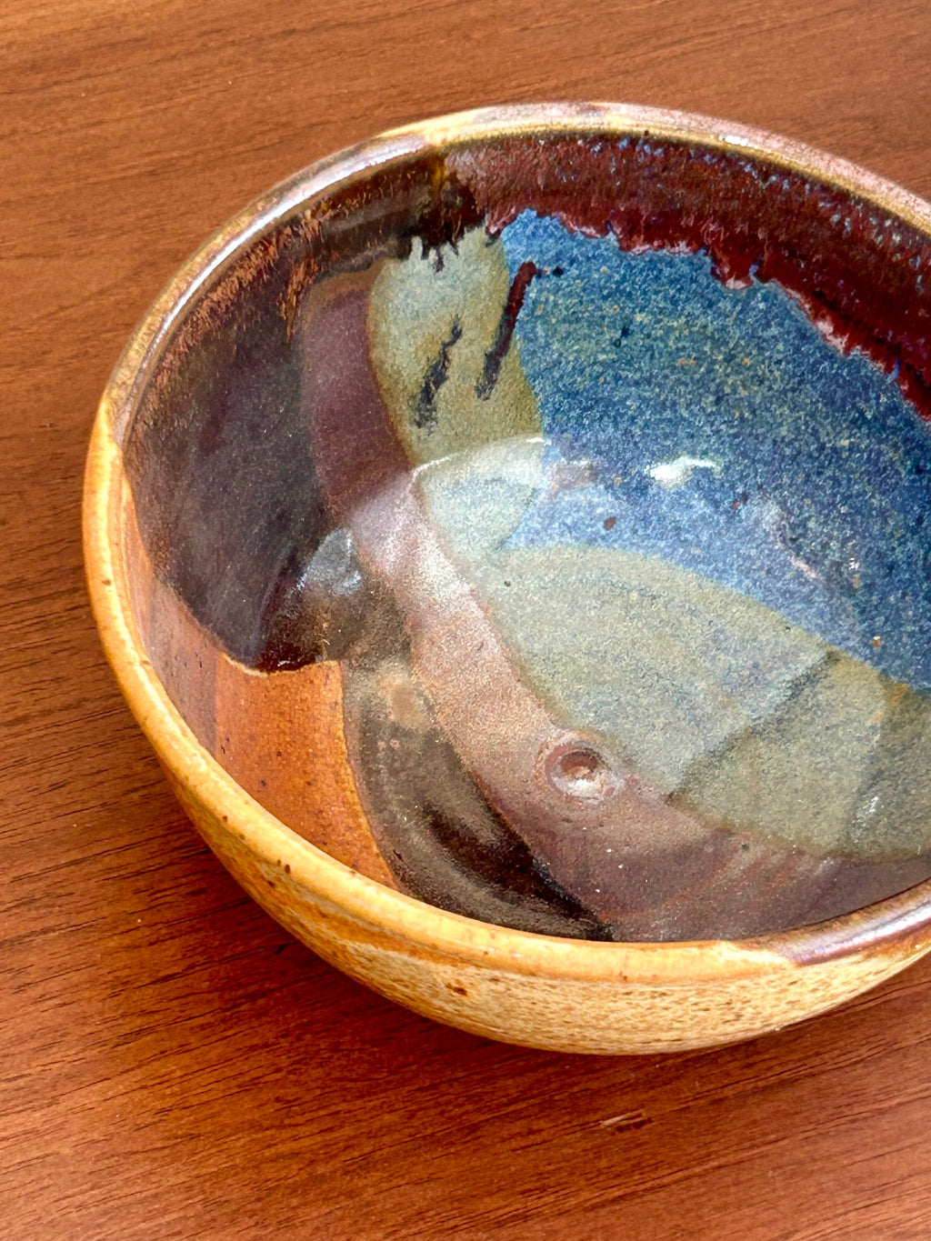 Small Pottery Bowl Signed