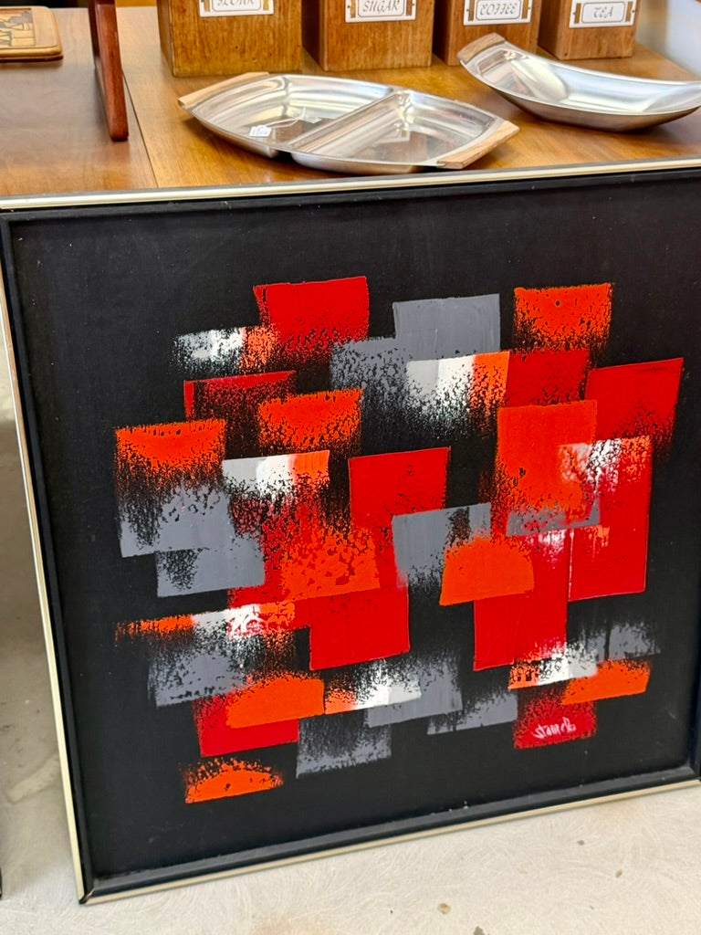 Modern Abstract Vintage Painting (Copy)