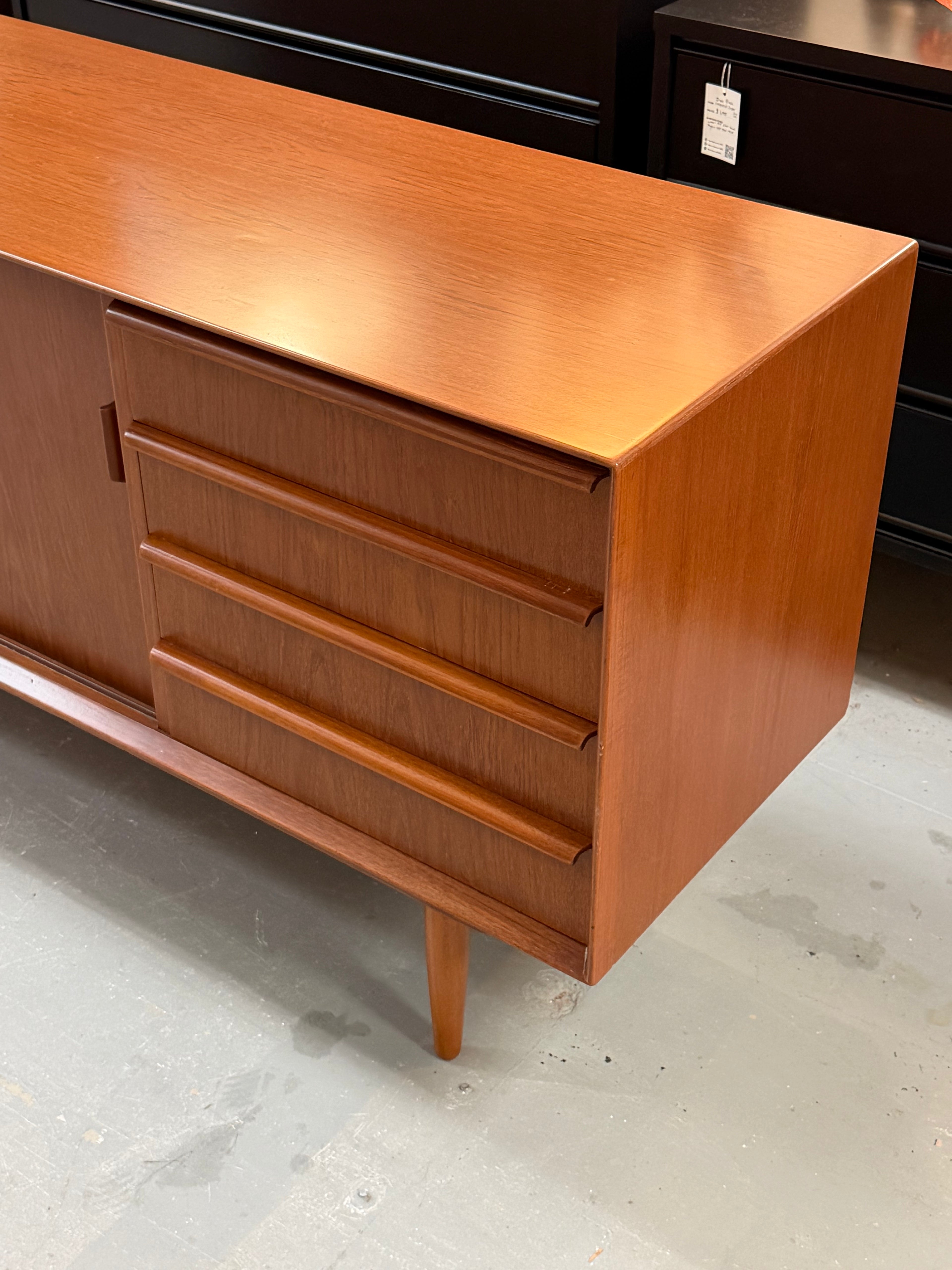 Vintage Teak Sideboard Credenza by Falster - Danish Modern - MCM - Mid Century Modern