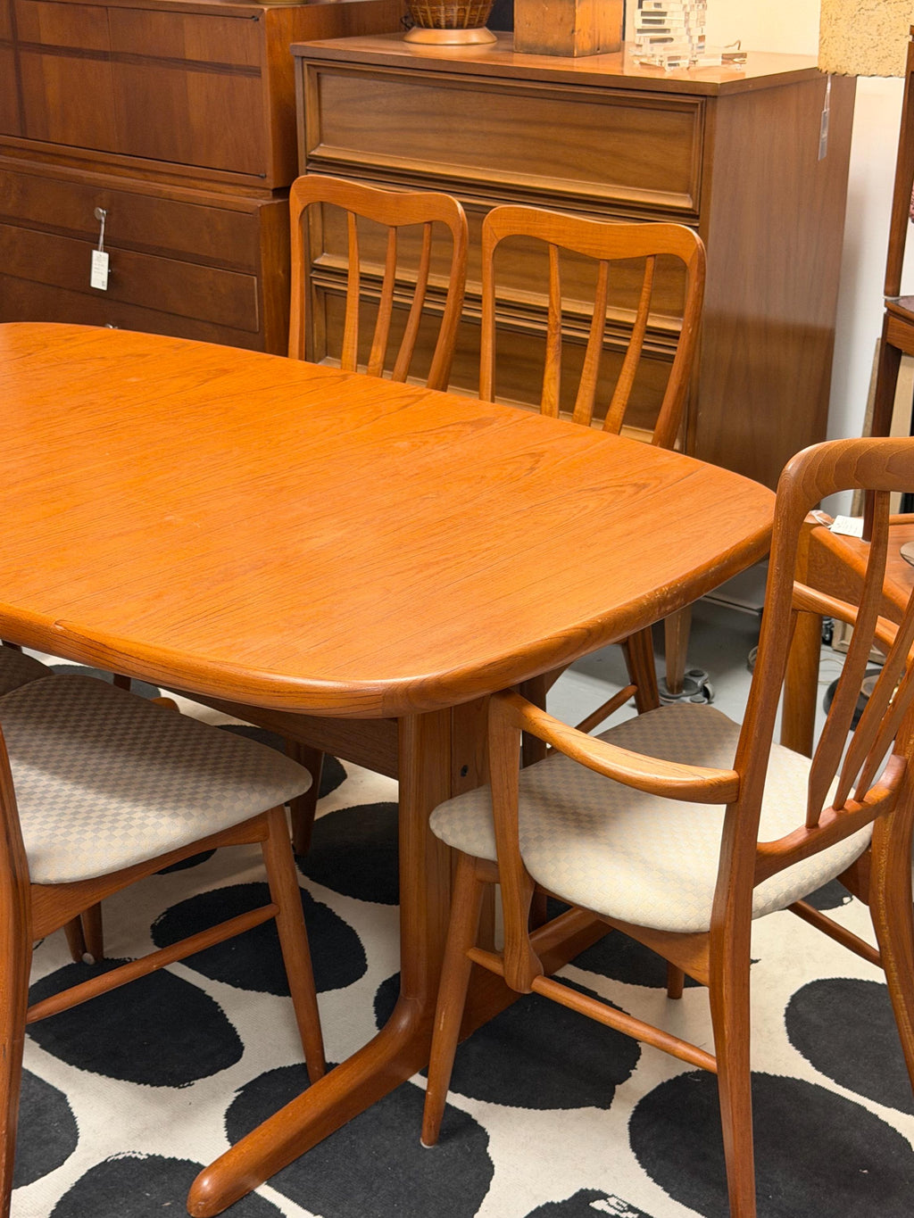 Teak Danish Modern Vintage Dining Table - *TABLE ONLY*