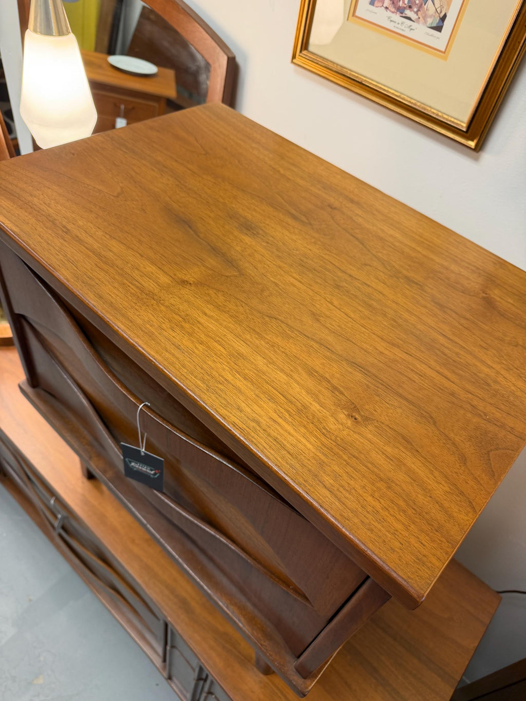 Mid Century Modern Vintage United Furniture Nightstand