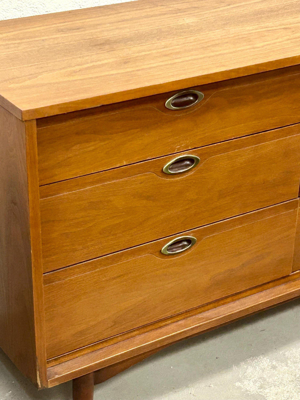 Mainline by Hooker Mid Century Modern Lowboy Dresser - Vintage