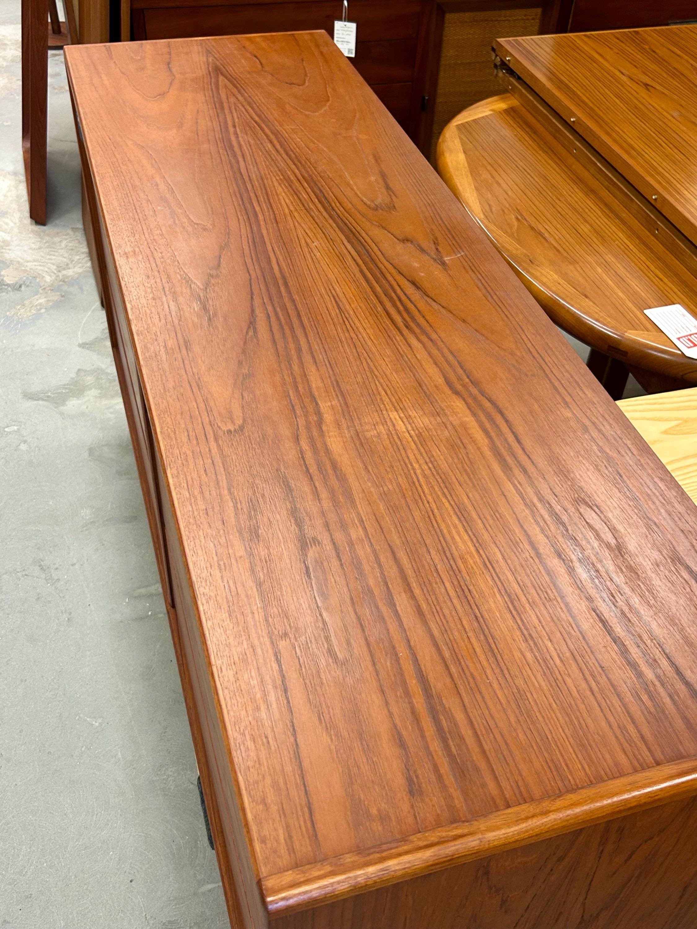 Danish Modern Vintage Teak Lowboy Dresser