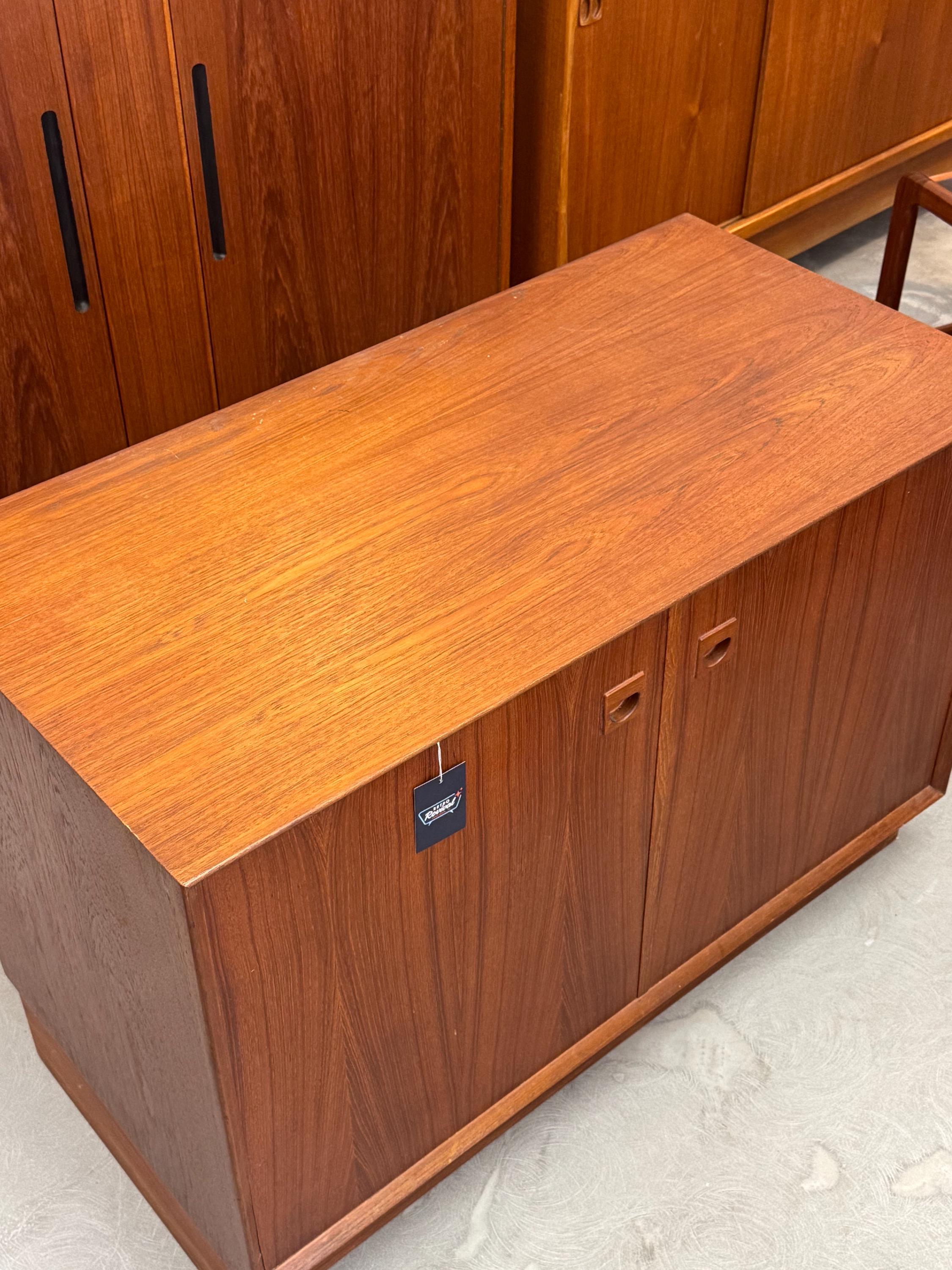 Vintage Danish Modern Teak Petite Sideboard