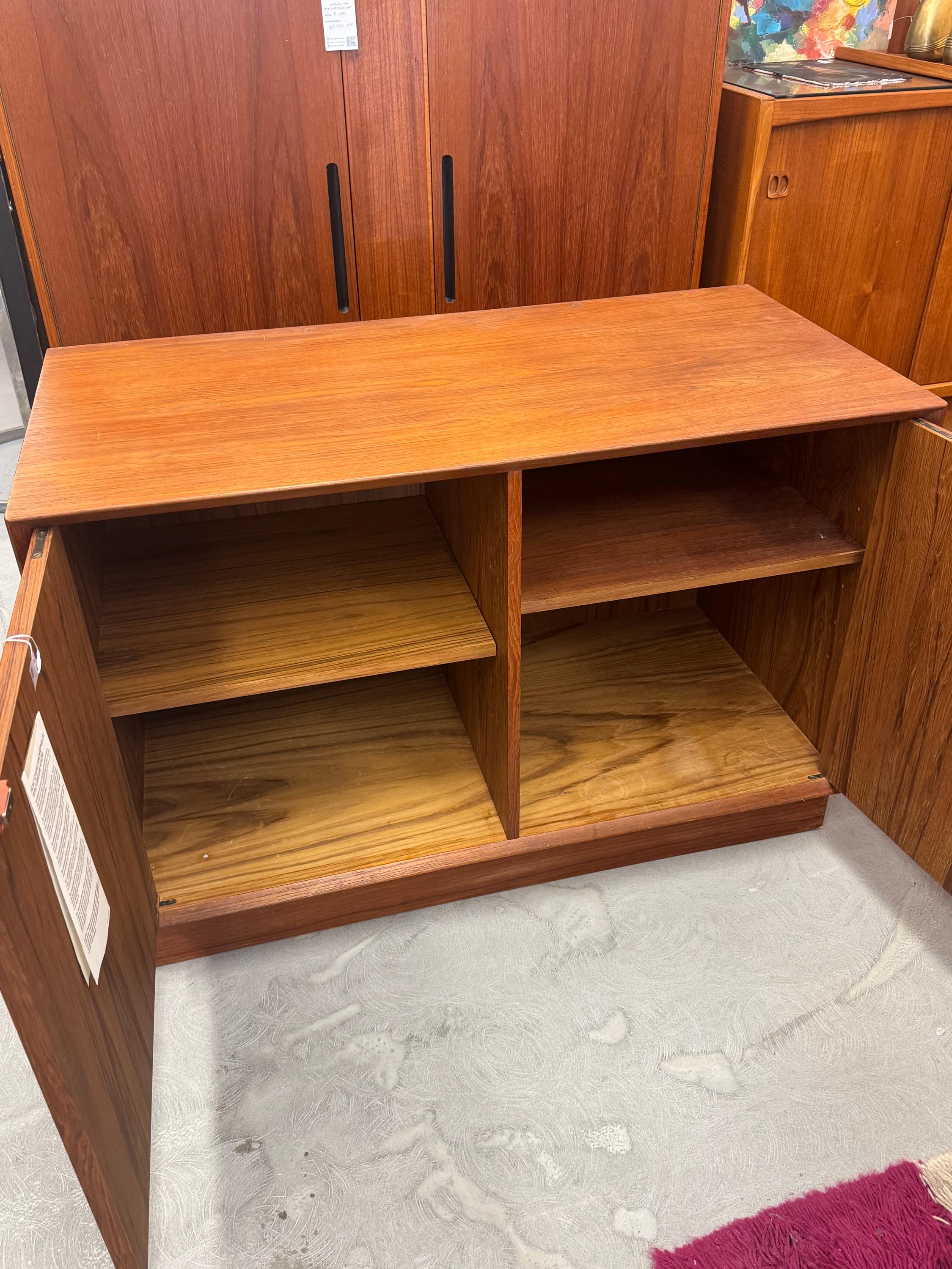 Vintage Danish Modern Teak Petite Sideboard
