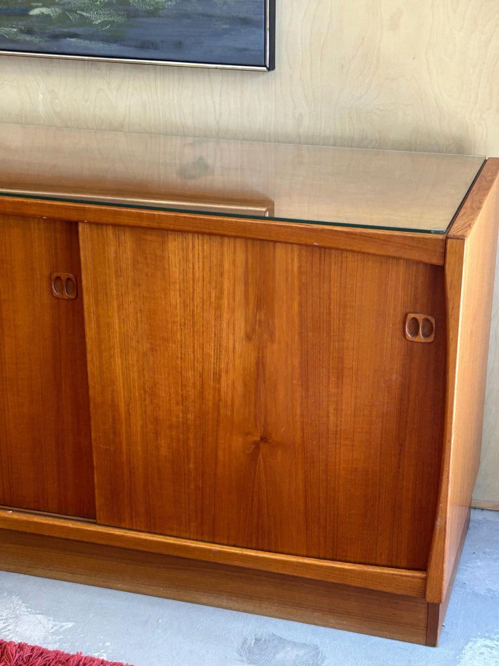 Vintage Danish Modern Teak Credenza