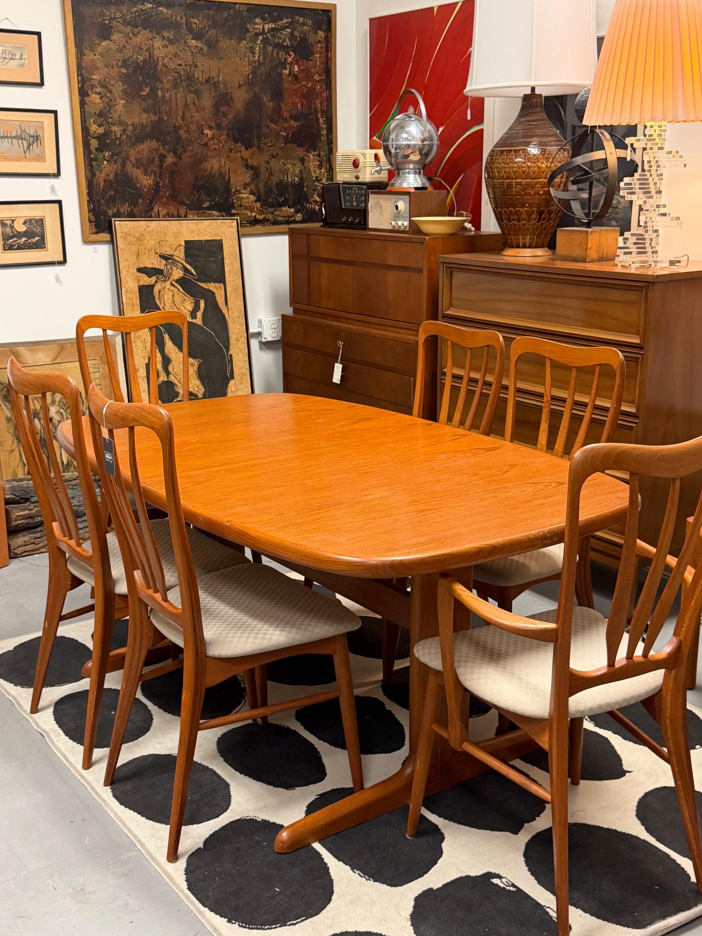 Teak Danish Modern Vintage Dining Table - *TABLE ONLY*