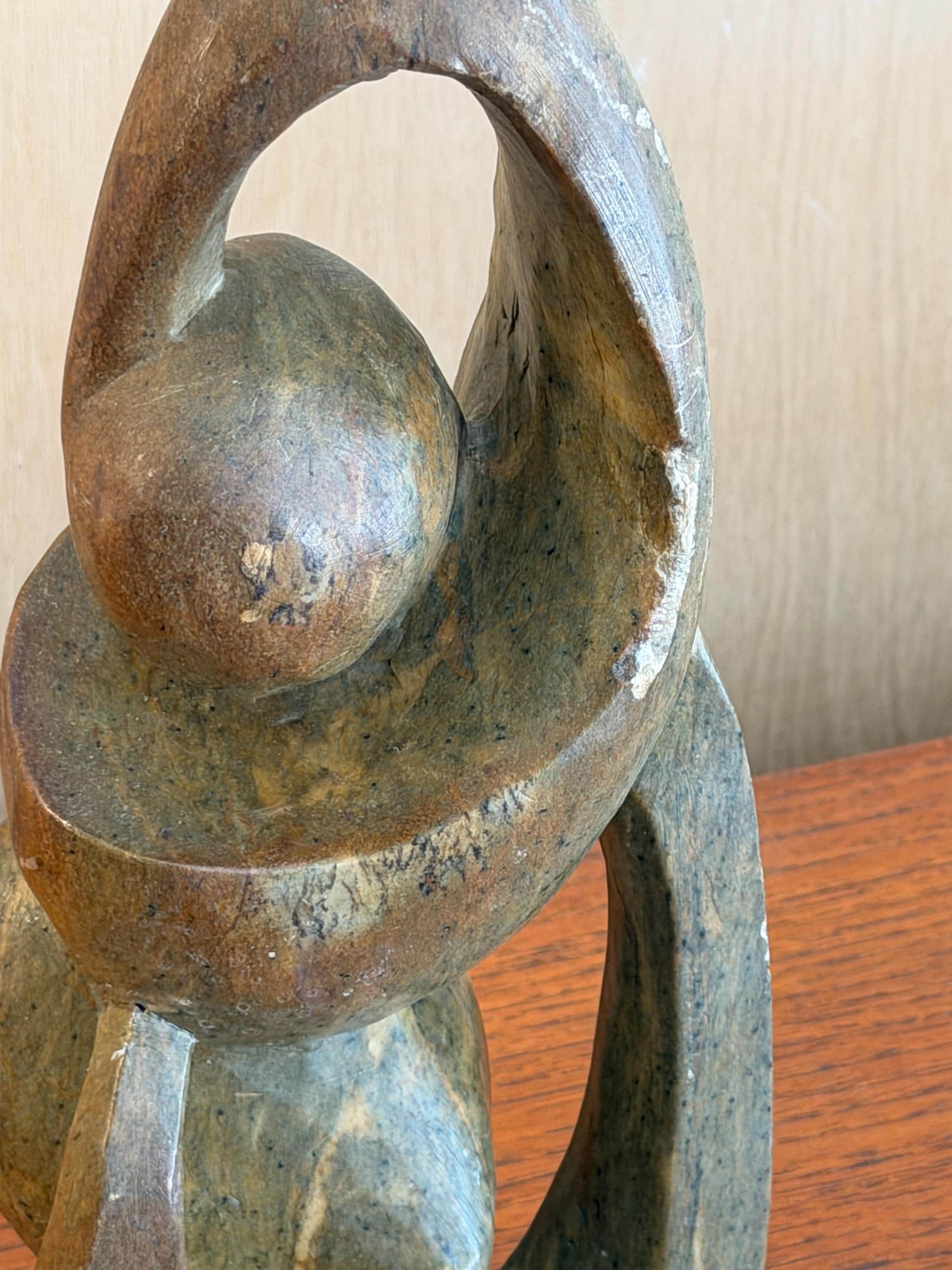 Modern Abstract Stone Sculpture - Modern - Vintage