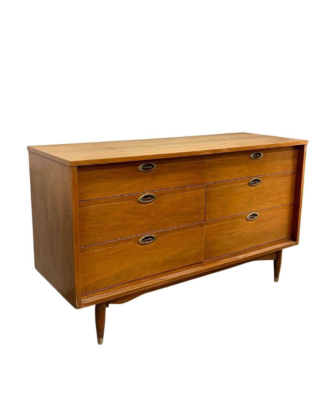 Mainline by Hooker Mid Century Modern Lowboy Dresser - Vintage