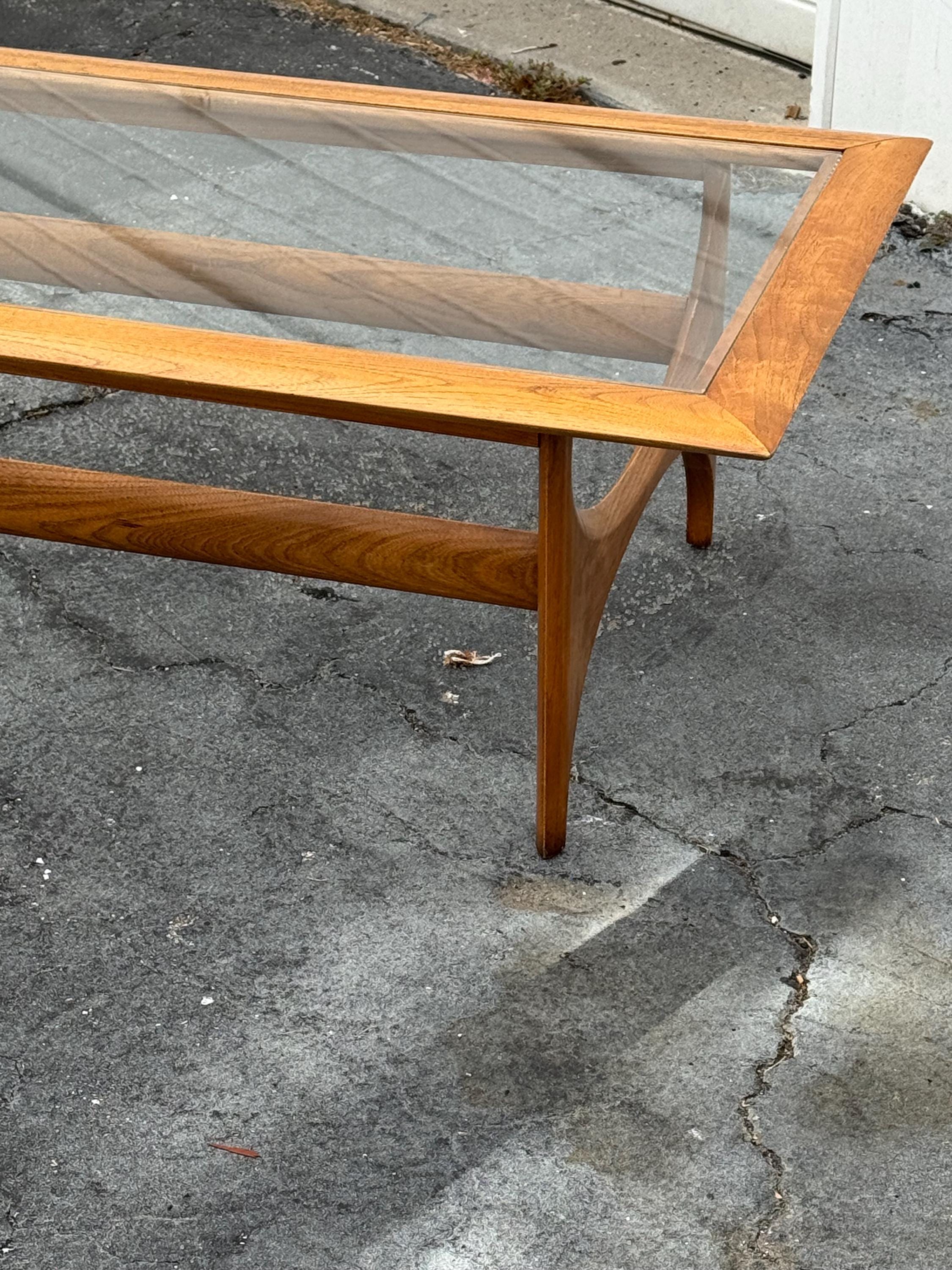 Lane Silhouette Coffee Table - Mid Century Modern - Vintage