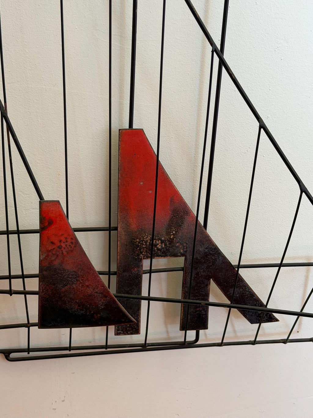 Mid Century Modern Metal Wall Sculpture